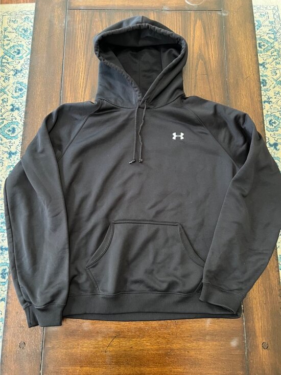 Under Armour Tops - Under Armour Womens Black Hoodie Sweatshirt Athletic Athleisure Medium